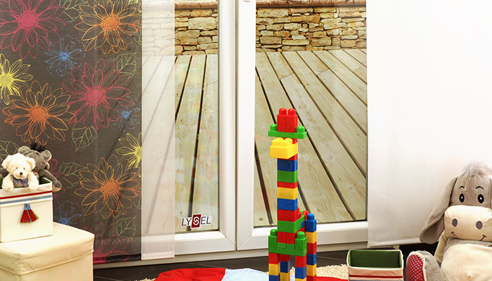 Gardinen im Kinderzimmer Gardine mit Motiv im Kinderzimmer